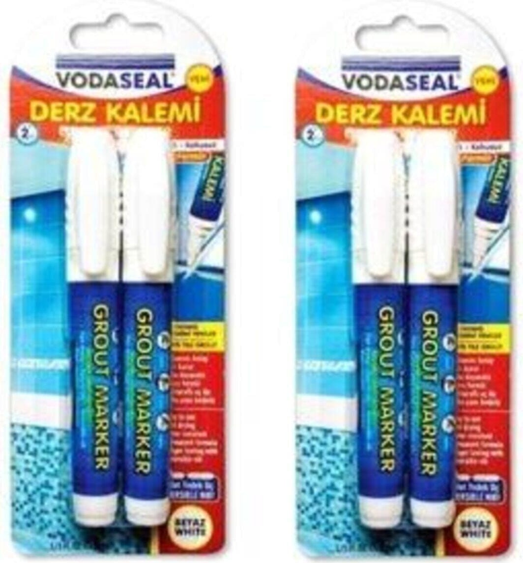 Fayans Derz Kalemi Beyaz 4'lü Set 4 Adet Yedek Uç