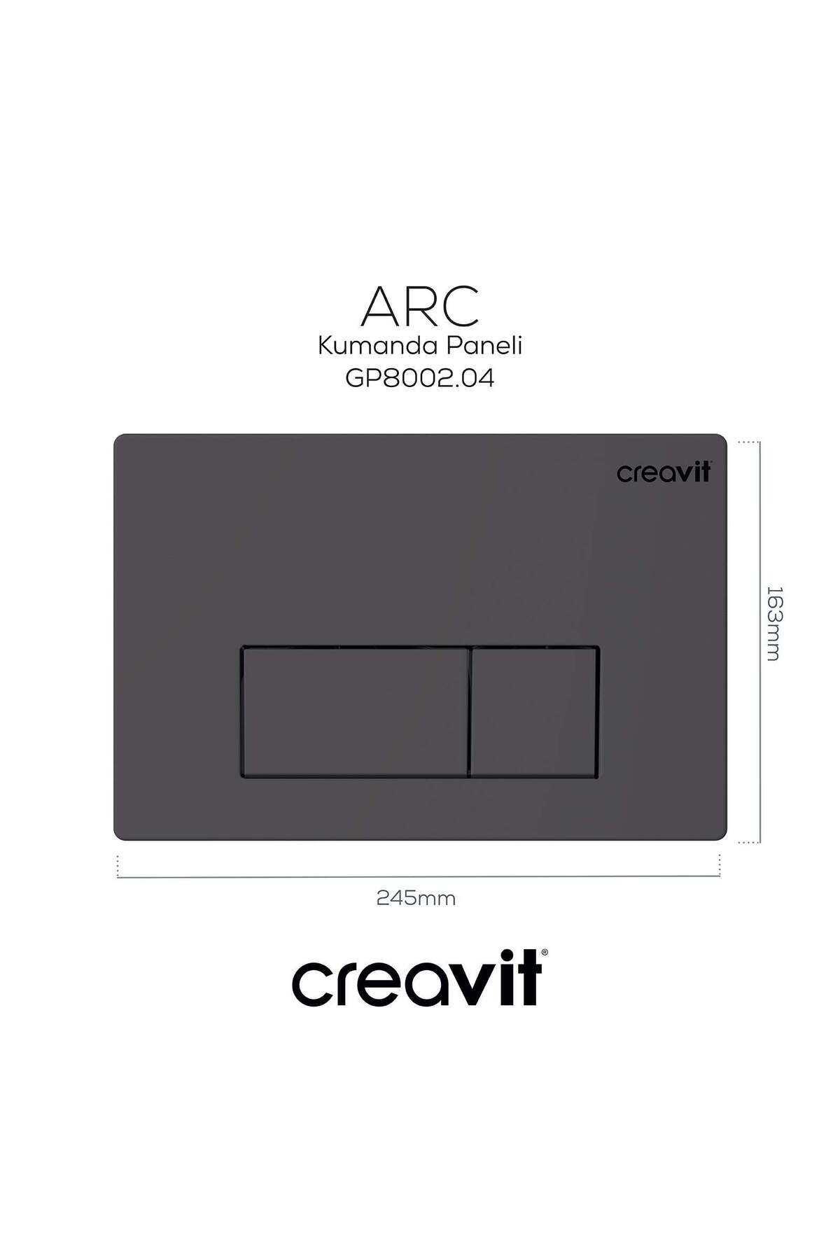 Arc Mat Antrasit Boyalı Kumanda Paneli