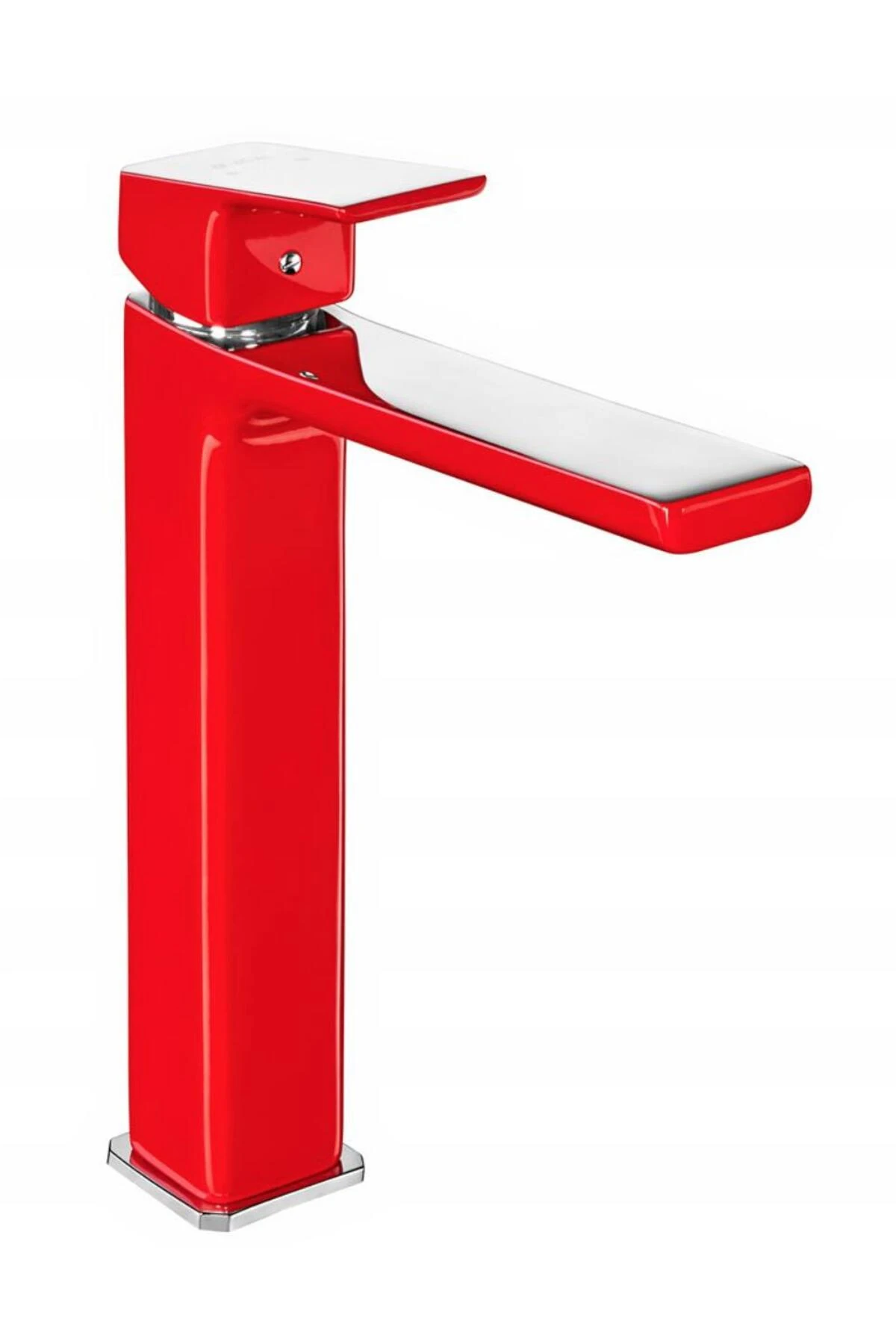 Tiera Yüksek Tip Lavabo Bataryası- Krom Kırmızı 103388002