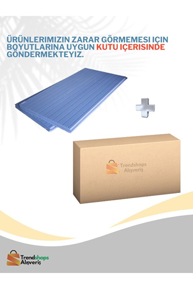 TSA - 3 Adet 3cm Strafor 28-30dansite Sert Xps Mavi Levha Köpük 50cmx100 Cm Kutulu