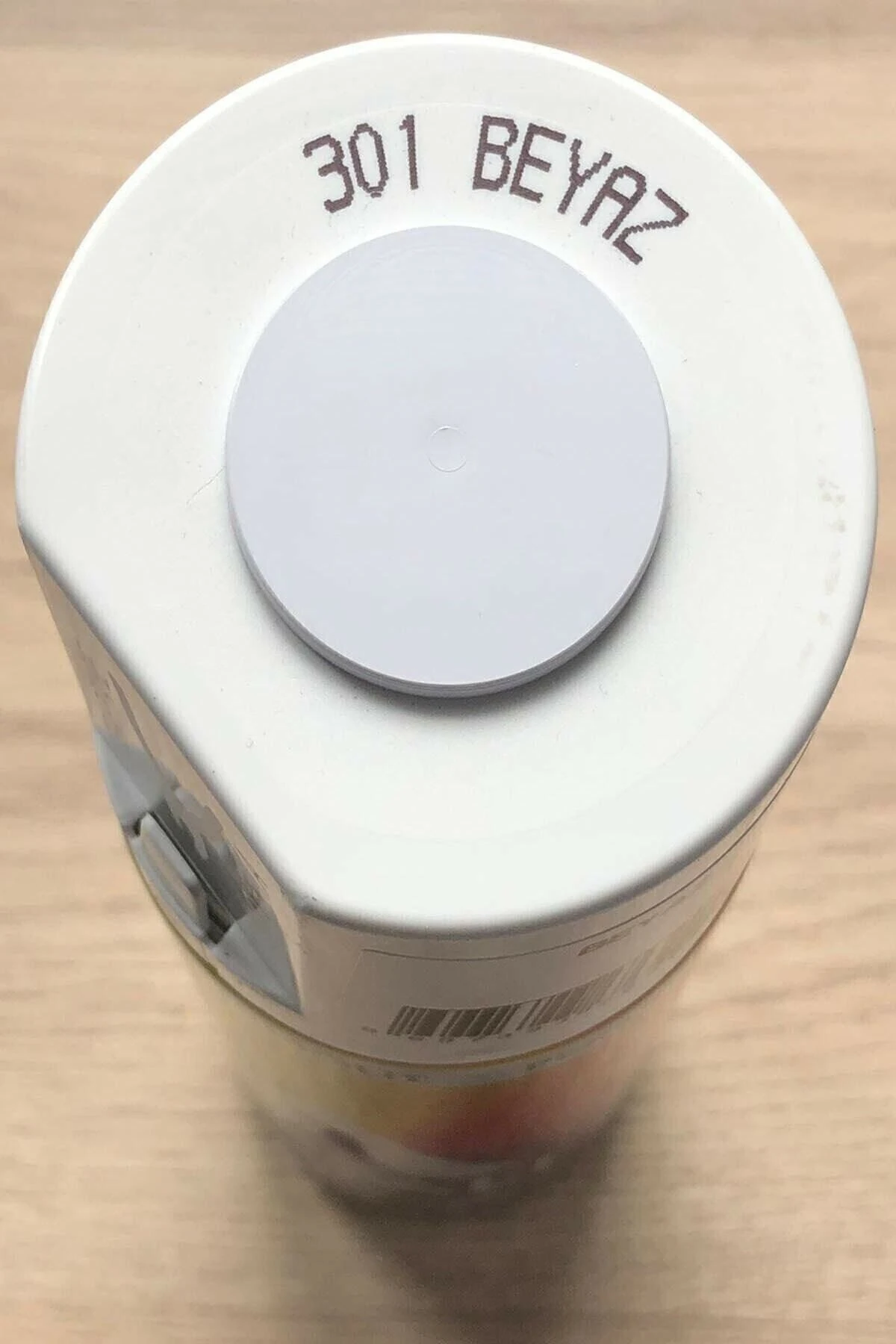 Beyaz 301 Alüminyum Ahşap Plastik Demir Metal Sprey Boya 400 ml