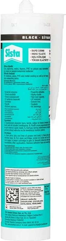 Universal Silikon Siyah 310 ml