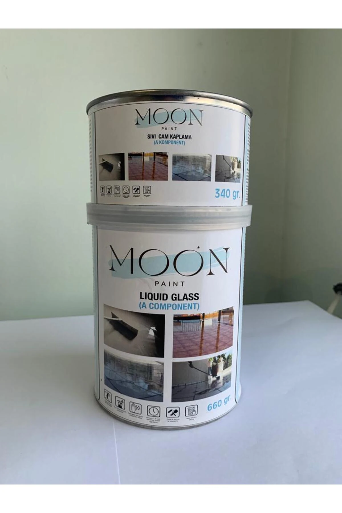 'dan Moonpaint Sıvı Cam Şeffaf Izolasyon Yalıtım