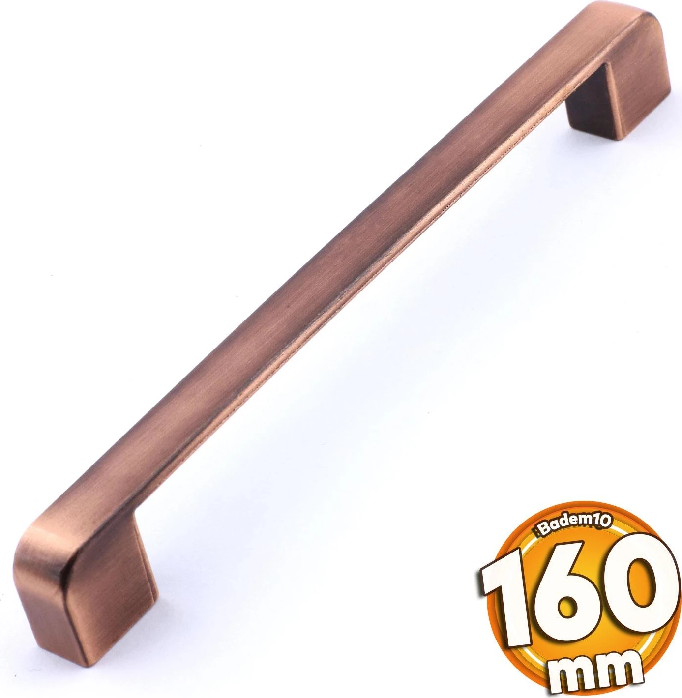 Gölcük Oval (160 mm - 16 cm) Antik Bakır Metal Mobilya Mutfak Çekmece Dolap Dolabı Kapak Kulbu Kulpu Kulpları