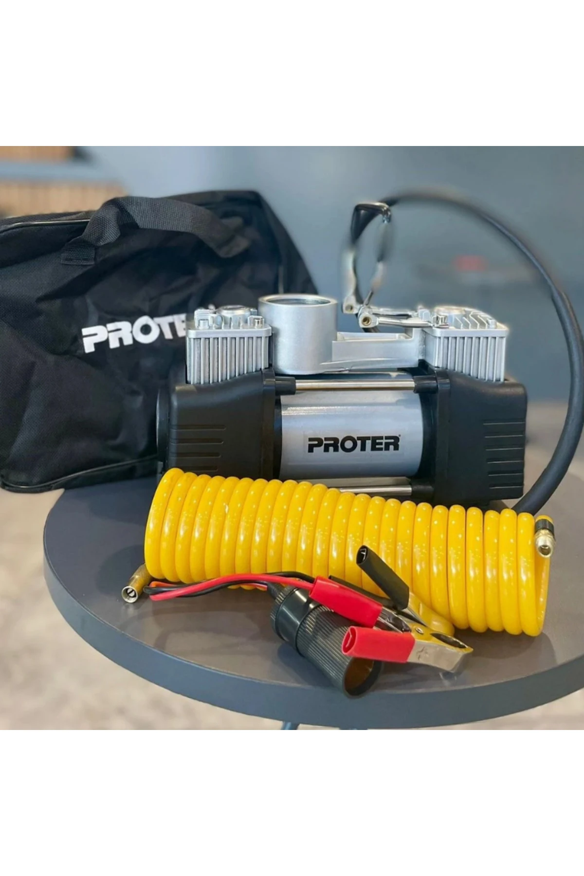 PROTERP R265 LASTİK ŞİŞİRME ÇİFT PİSTON 12V 150 PSI