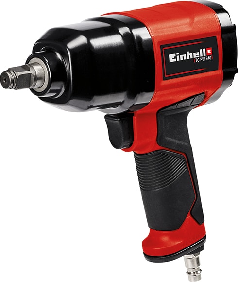 EİNHELL Havalı Darbeli Somun Sıkma TC-PW 340 (Maks. tork 340 Nm, sağ/sol dönüş, kauçuk kaplı sap, 8 lokma, boş yağ şişesi ve nipel dahil) - 4138950