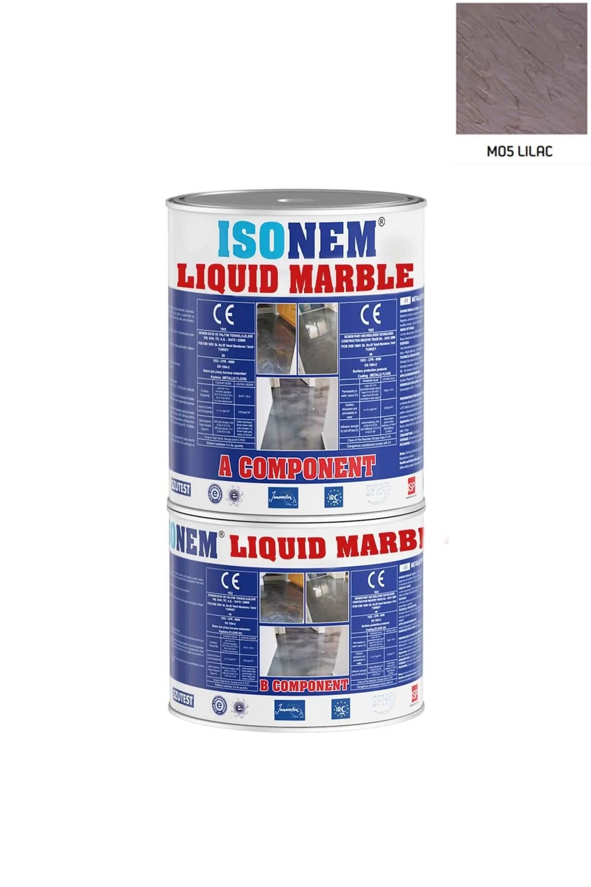 İsonem Liquid Marble Sıvı Mermer 2,5 kg M05 Lilac