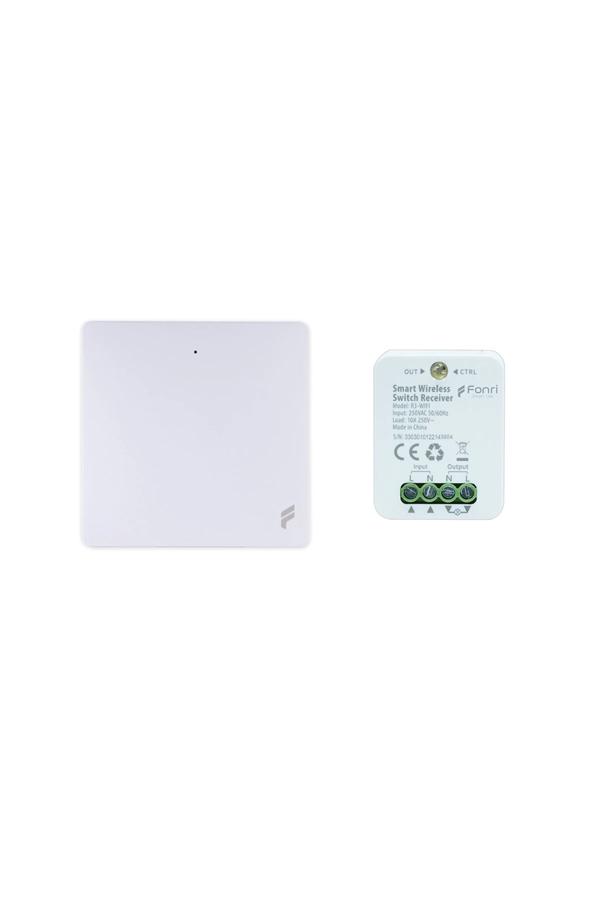 Kablosuz Tekli Duvar Anahtarı Kendinden Enerjili ve Akıllı Kablosuz Anahtar Alıcısı Seti