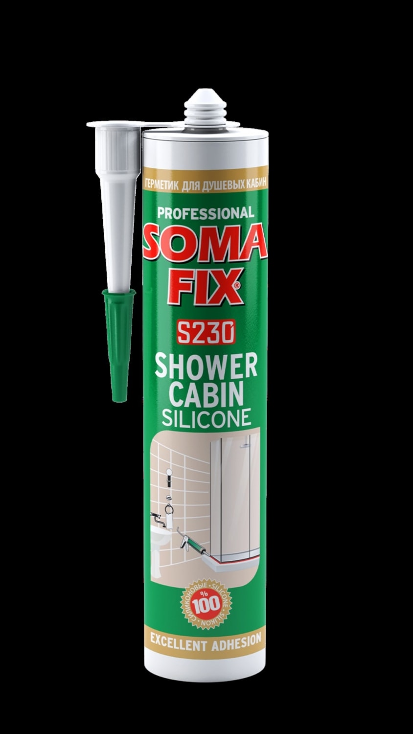 S230 Duşakabin Silikonu Şeffaf 280 ml