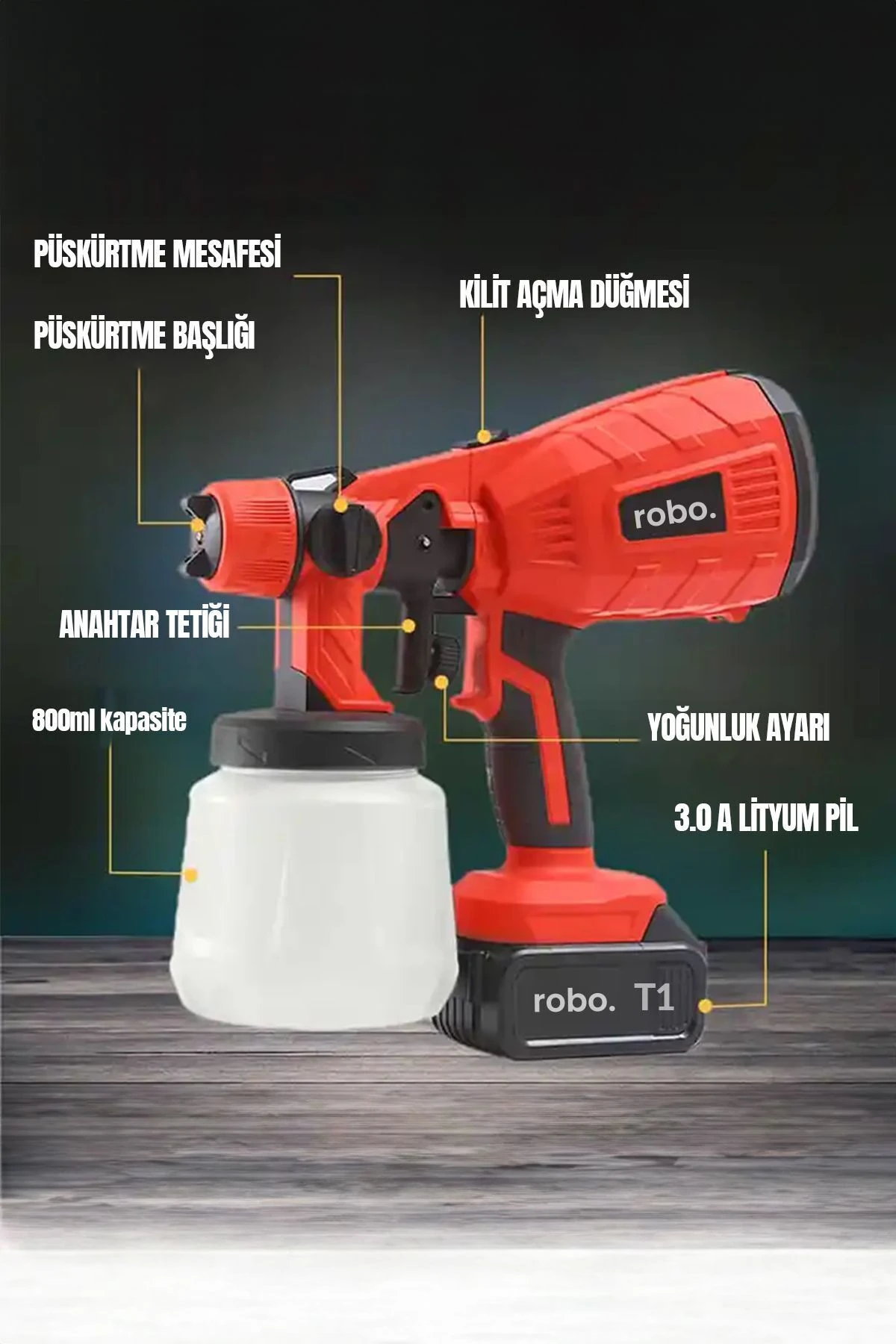 Şarjlı Boya Makinesi