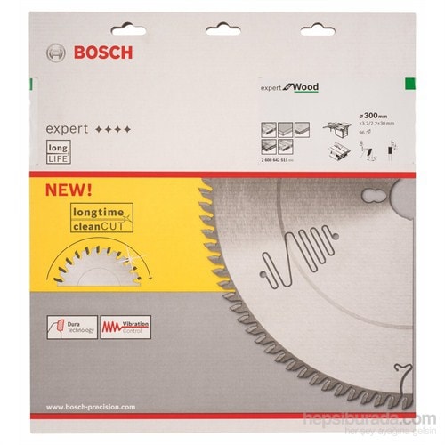 BOSCH - Expert Serisi Ahşap İçin Daire Testere Bıçağı - 300 X 30 X 3,2 Mm, 96 Diş