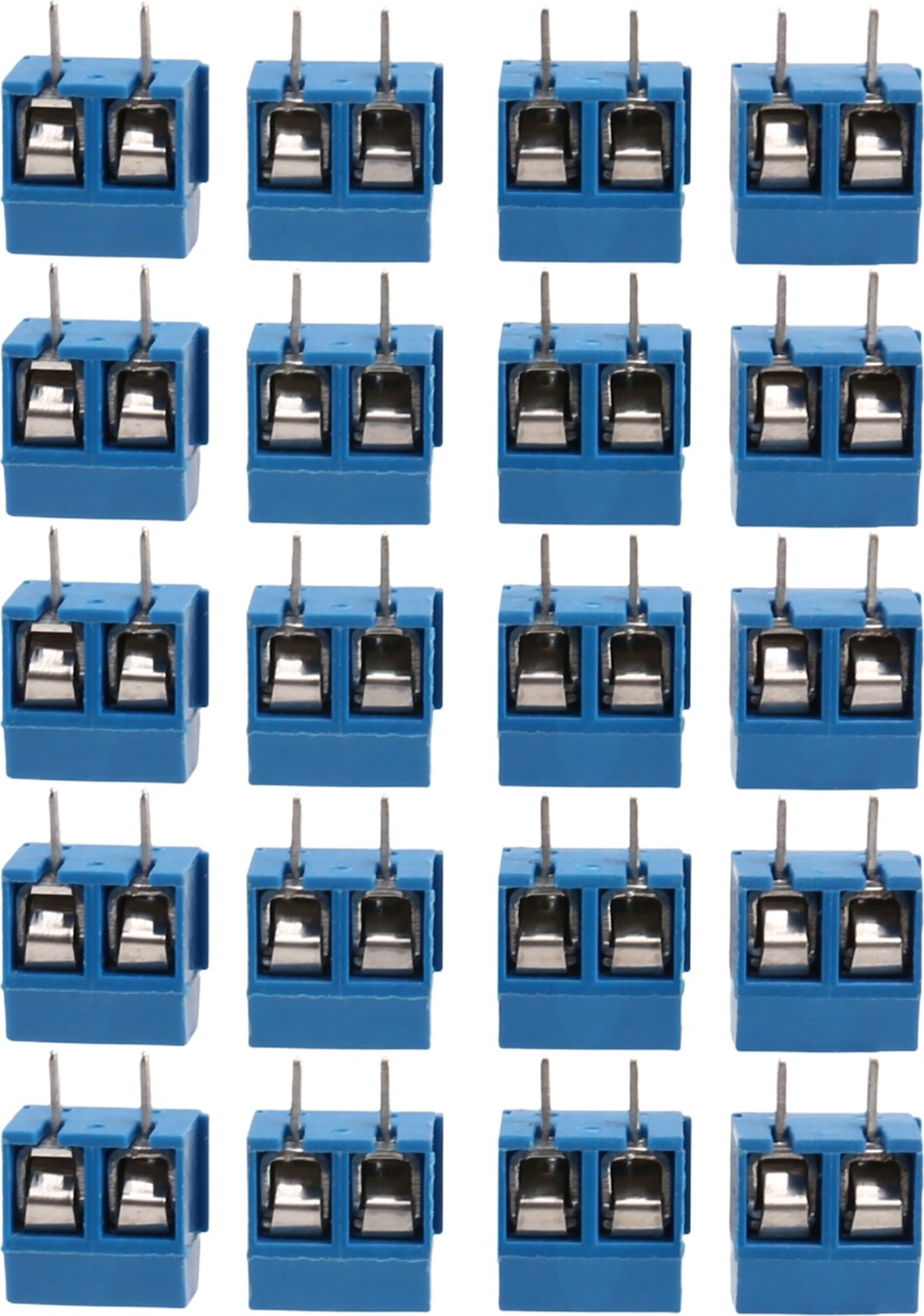 2-Pin Vidalı Terminal Bloğu Konnektörü 5.08MM Pitch Panel Pcb Montajı, 20 Adet (Yurt Dışından)