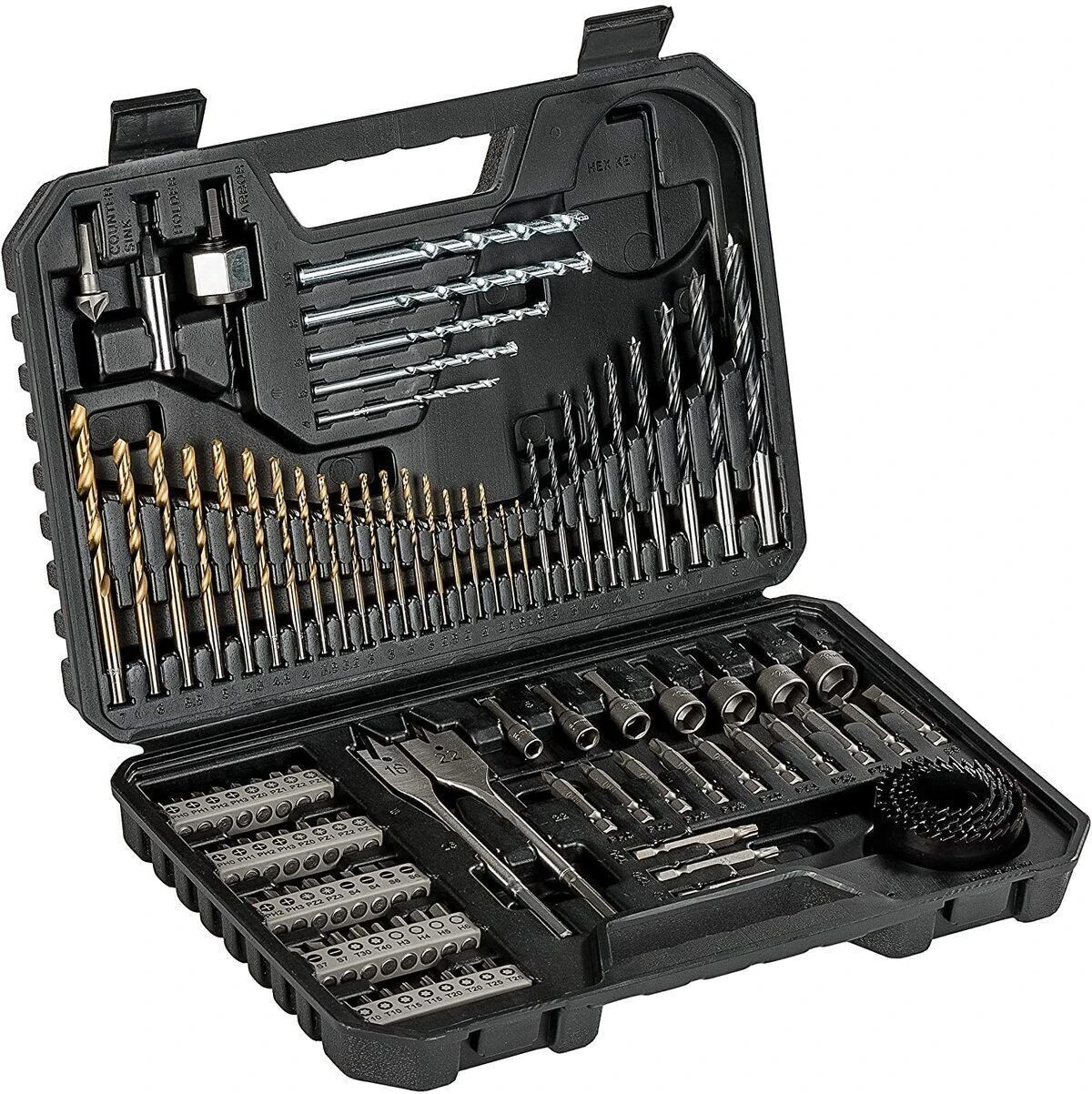 Professional Gsb 185-LI 2 x 2.0AH Çift Akülü Darbeli Matkap - 06019K3100 +  V-Line Matkap & Vidalama Karışık Aksesuar Seti 103 Parça - 2607017367