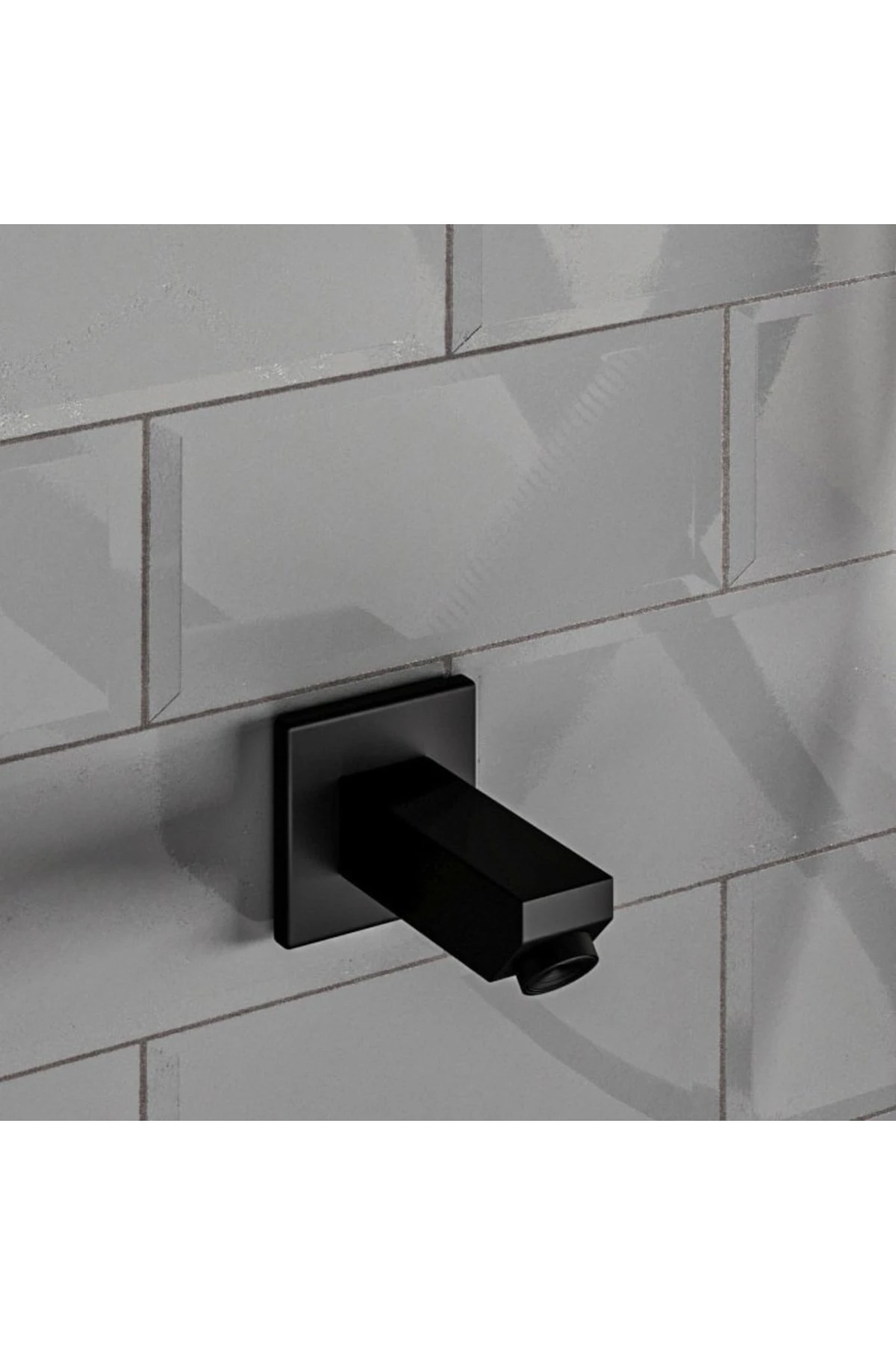 Fause Ankastre Batarya Gaga Çıkış Ucu Kare Siyah Kgg103-b