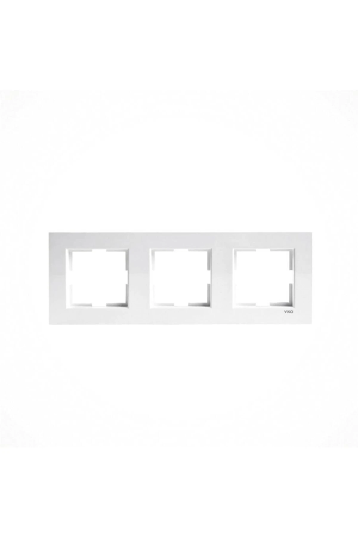 Karre Beyaz 3'lü (ÜÇLÜ) Çerçeve