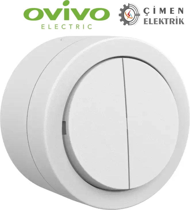 Beyaz Komutatör Anahtar Sıva Üstü - Elektrik Tesisat Anahtarı