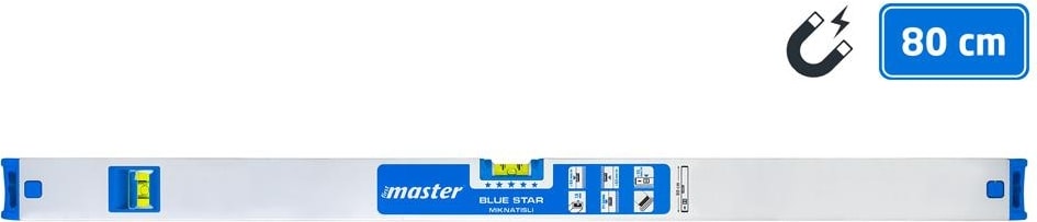 506893 Blue Star Mıknatıslı Su Terazisi 80 cm