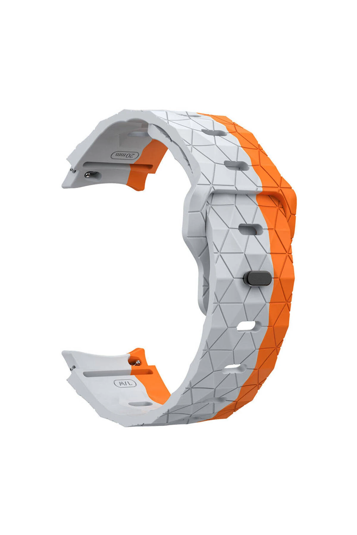 Samsung Galaxy Watch 6 40mm Kordon Kayış Prizma Desen Silikon KRD-116