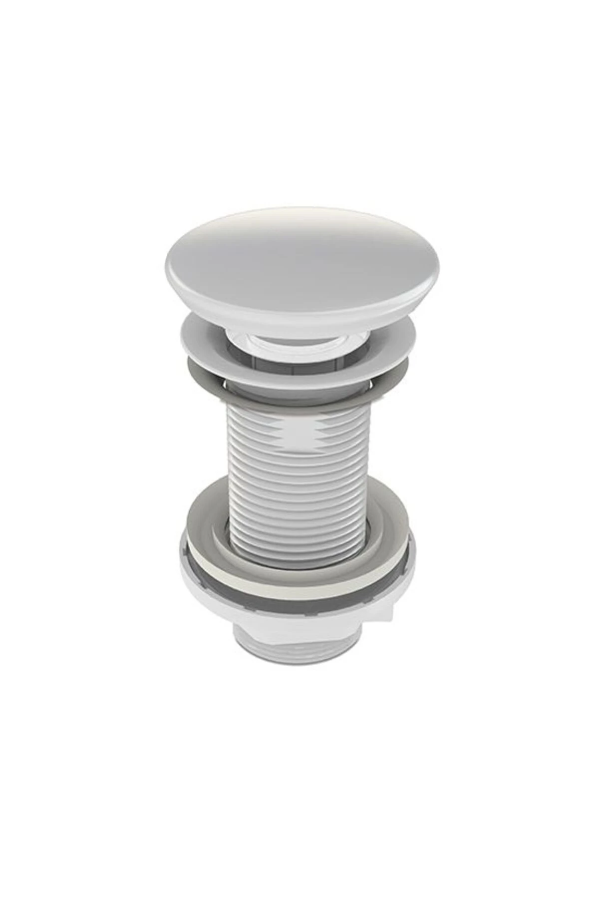 İzyapı Taşma Deliksiz Seramik Aç Kapa Körüklü Lavabo Sifonu