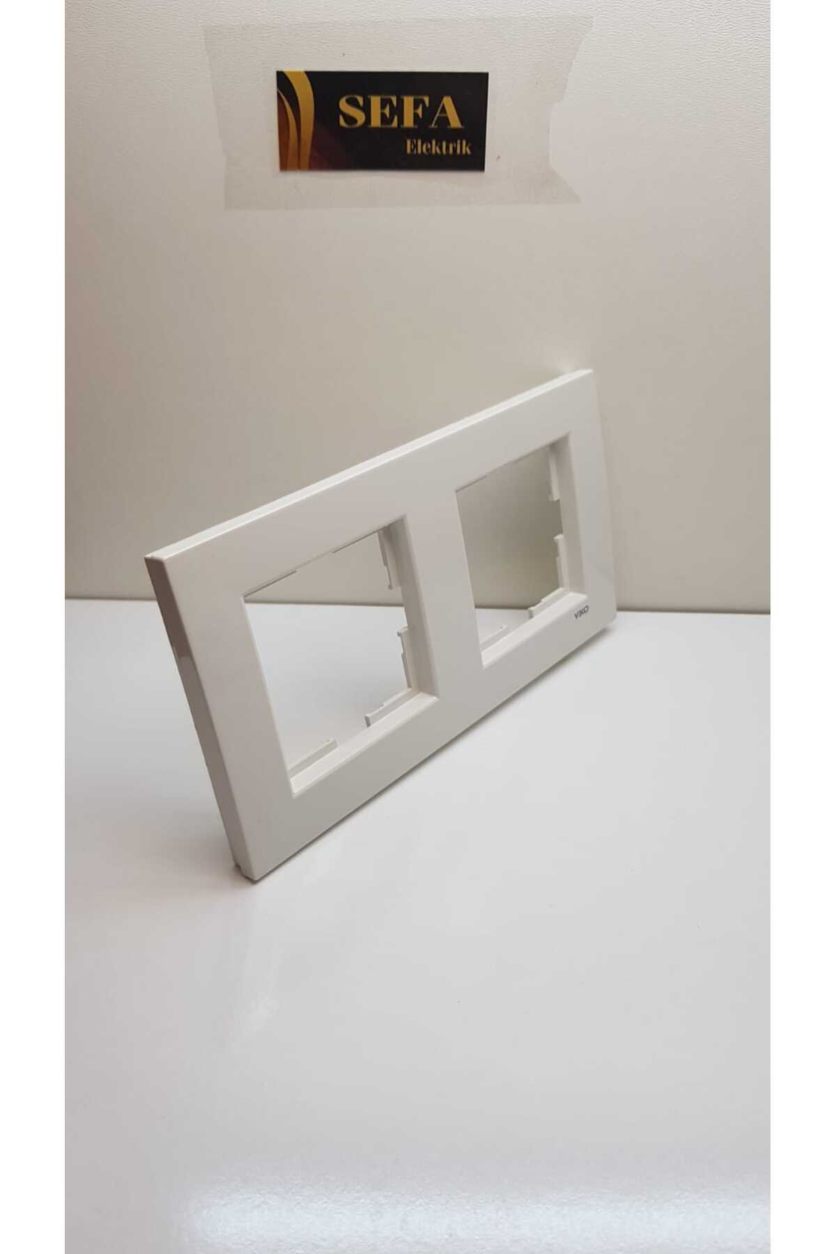 İKİLİ ÇERÇEVE BEYAZ  KARRE SERİSİ