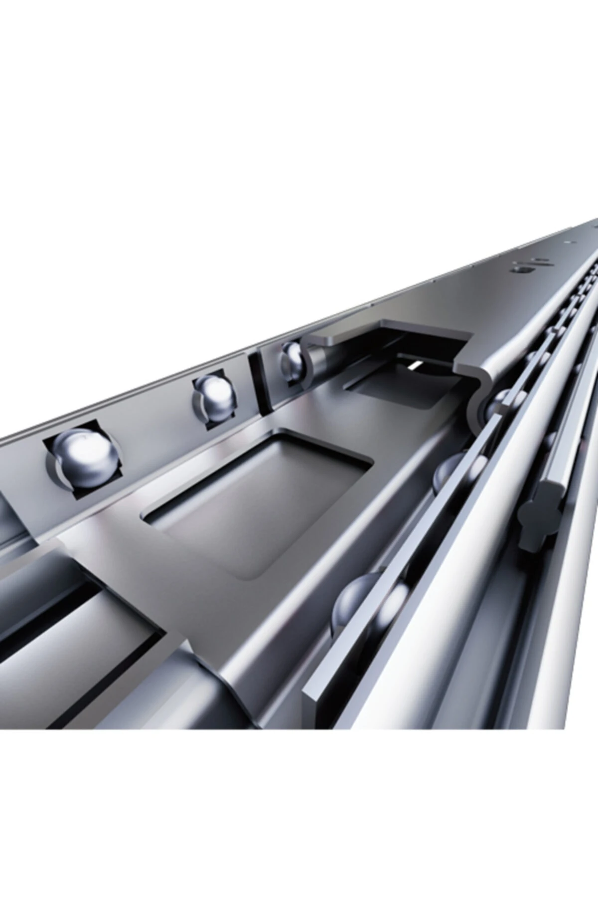 Samet 43*30 So - Class Teleskopik Bilyalı Çekmece Rayı Çift Açılım 30cm