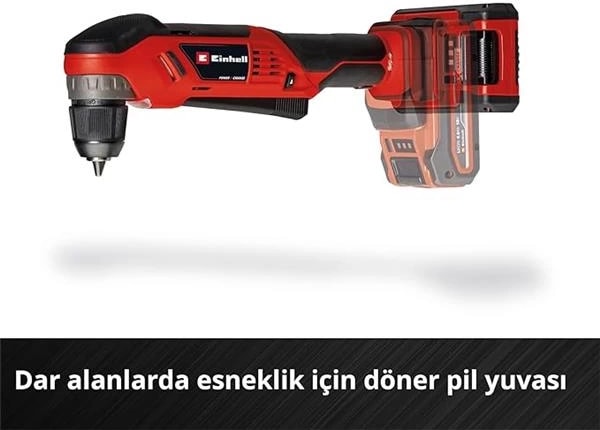 Akülü Açılı Vidalama Te-Ad 18 Li-Solo Power X-Change (18 V, 45 Nm, 10 mm Hızlı Sıkma