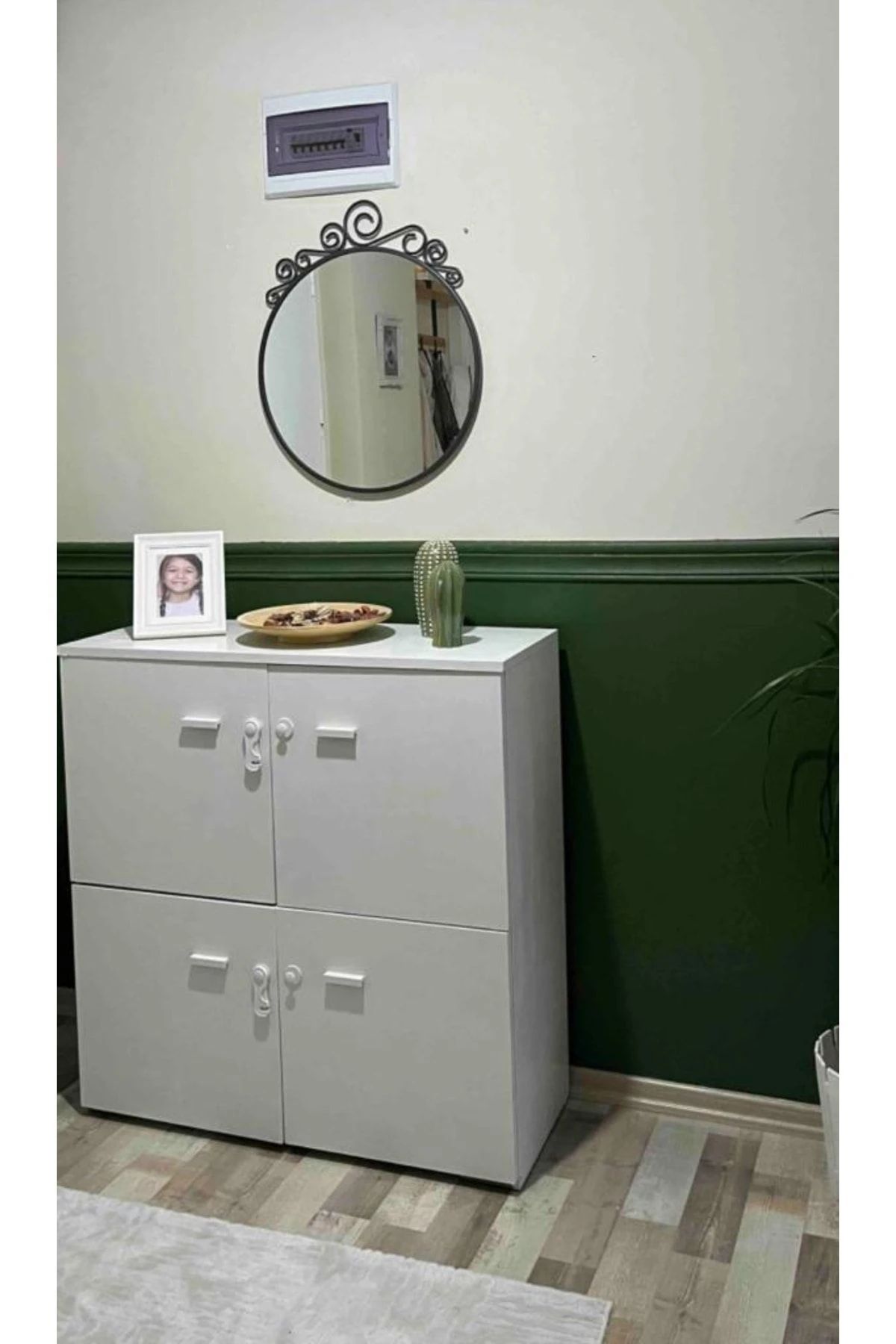 8cmx110cm 1 Adet Kırık Beyaz  Esnek Sünger Duvar Çıtası Dekoratif Yapışkanlı Çerçeve Süpürgelik