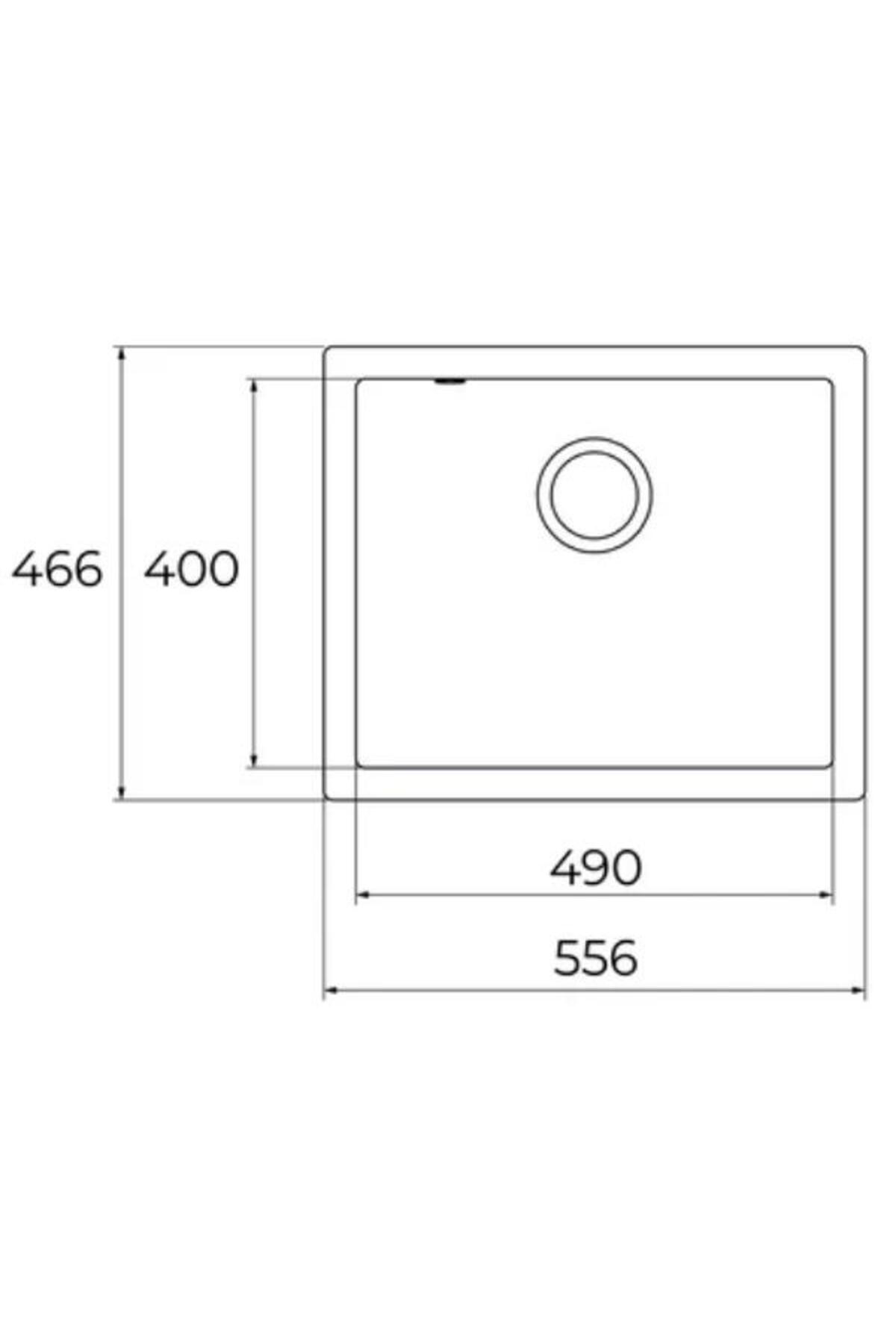 Cave 49.50 B-tq Onyx Siyah Eviye
