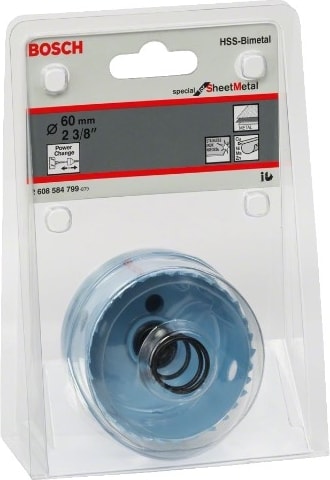 BOSCH - Saç Metal İçin Delik Açma Testeresi (Panç) - 60 Mm, 2 3/8"