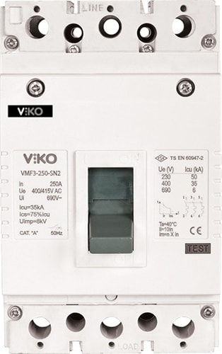 Kompakt Sabit Şalter 63A - 25KA - Vmf1 - 63-Sn2