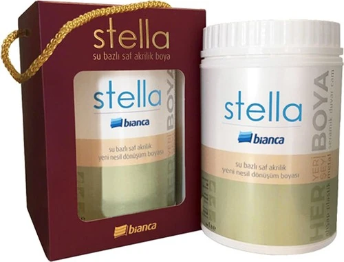 Stella Boya Su Bazlı Akrilik + Dekor Kadife Rulo