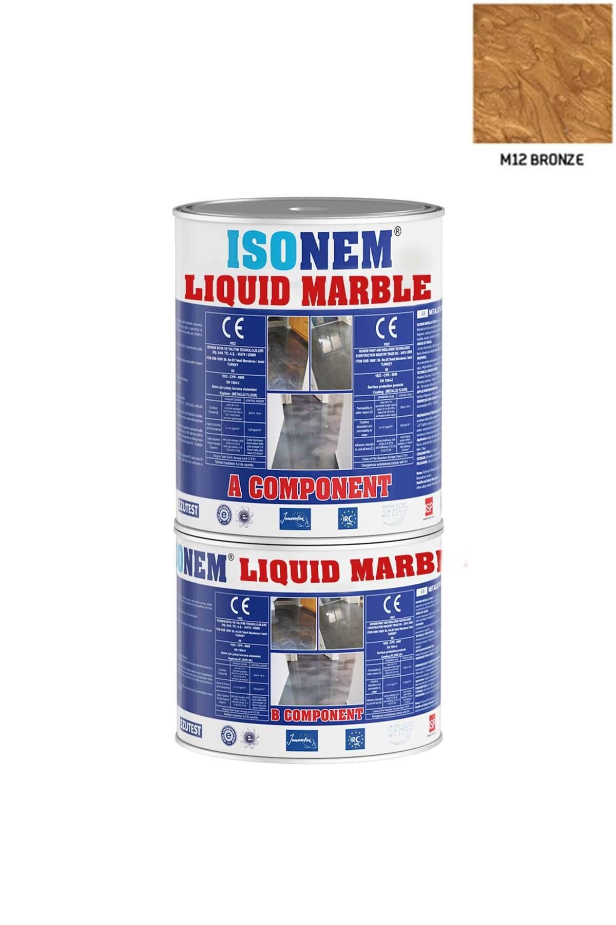 Isonem Liquid Marble Sıvı Mermer 1 kg  BRONZE