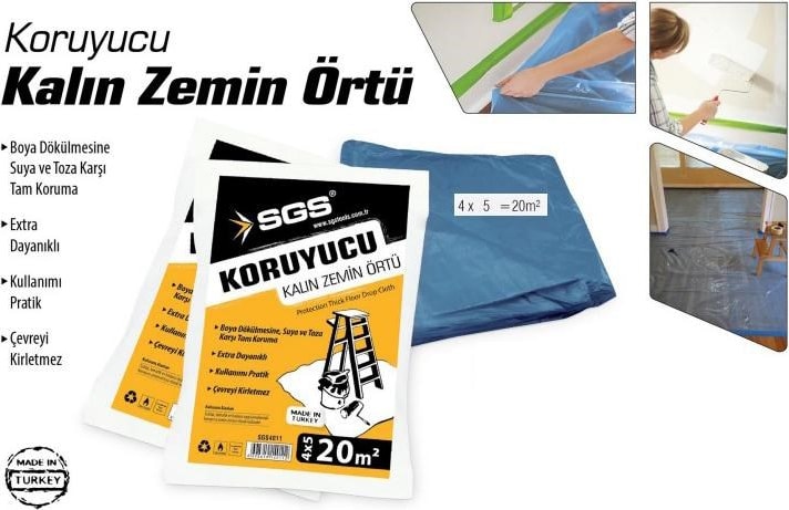 SGS Koruyucu Kalın Zemin Örtü 4 X 5 Mt 090362