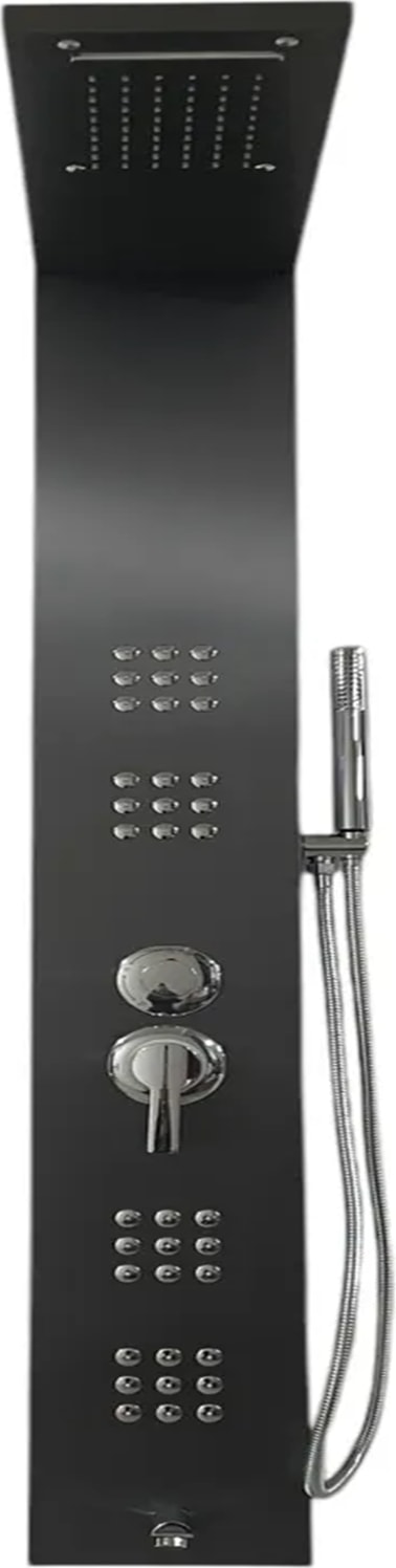 Sam Hazar füme duş paneli, Anti Finger duş , Masajlı duş seti, Füme robot duş , Dikey jakuzi