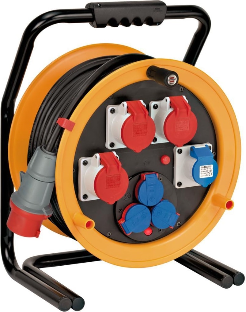 Brobusta Cee Girişli Dış Mekan Kullanımına Uygun IP44 Lisanslı 40 Metre Makaralı Kablo H07RN-F 5g2.5