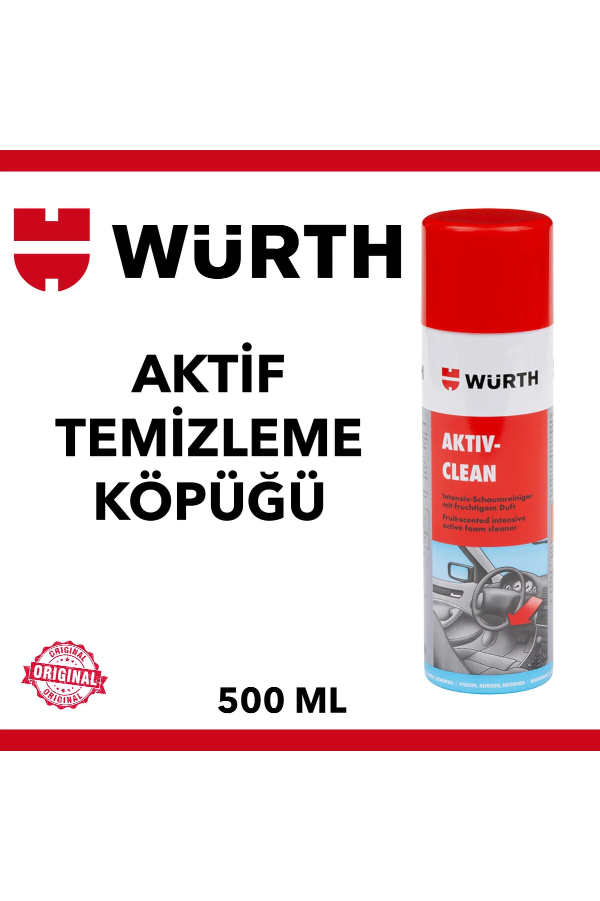 Actıve Clean - Temizleme Köpüğü 500ml