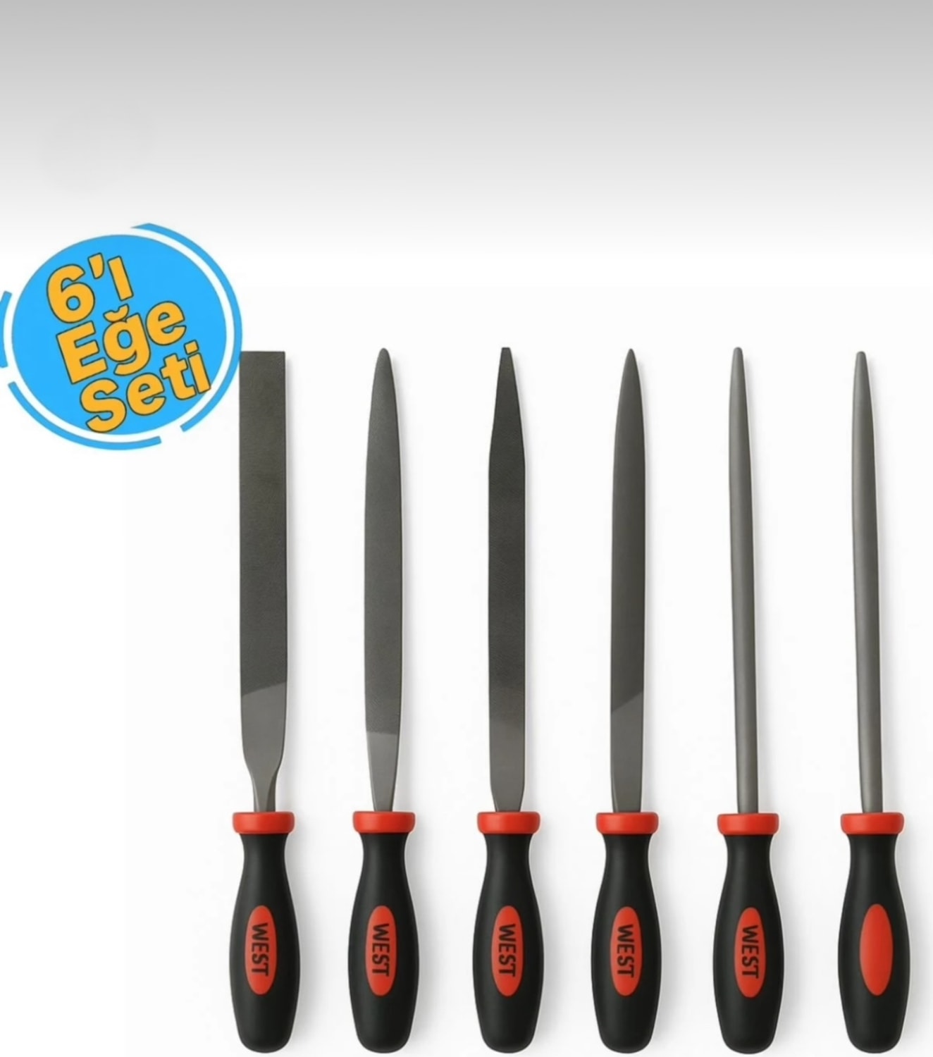Maxstar 6'lı Eğe Seti SR1330 Törpü Eğe