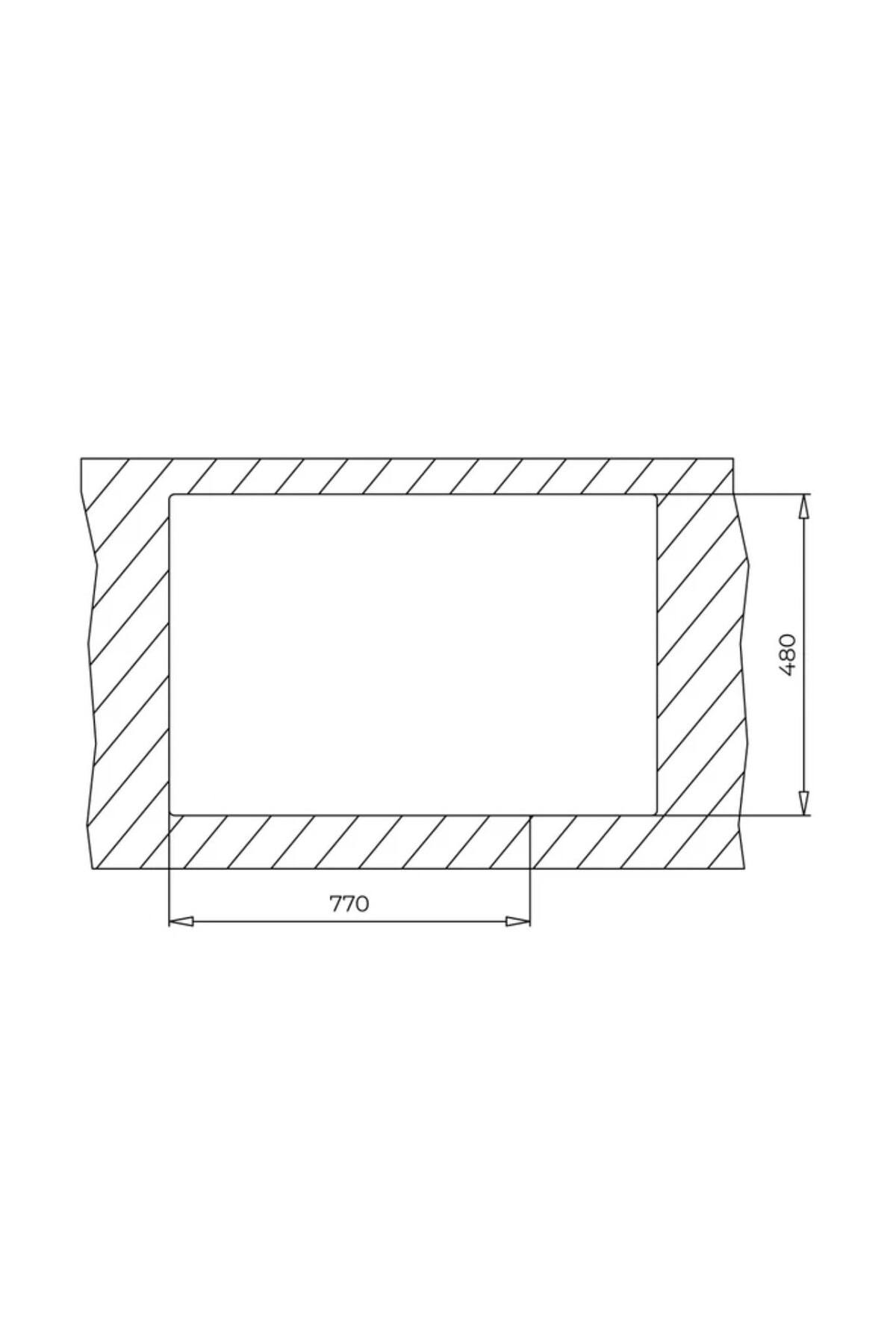 Forsquare 72.40 Tezgah Üstü Brıght Krem Granit Evye