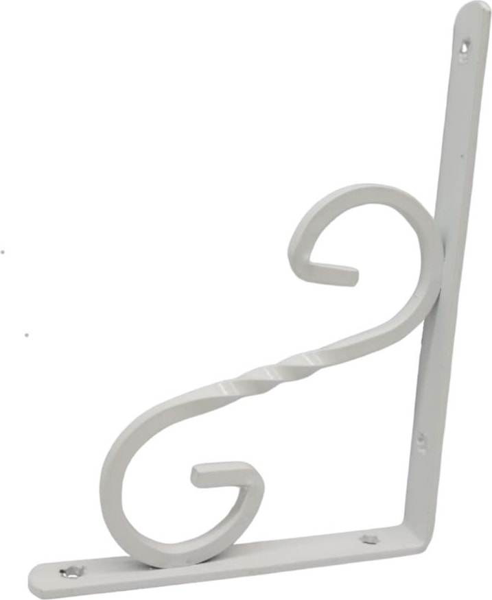 Perforje Raf Altı Parlak Beyaz 15,5X11,5X1,4 cm (6 Adet)