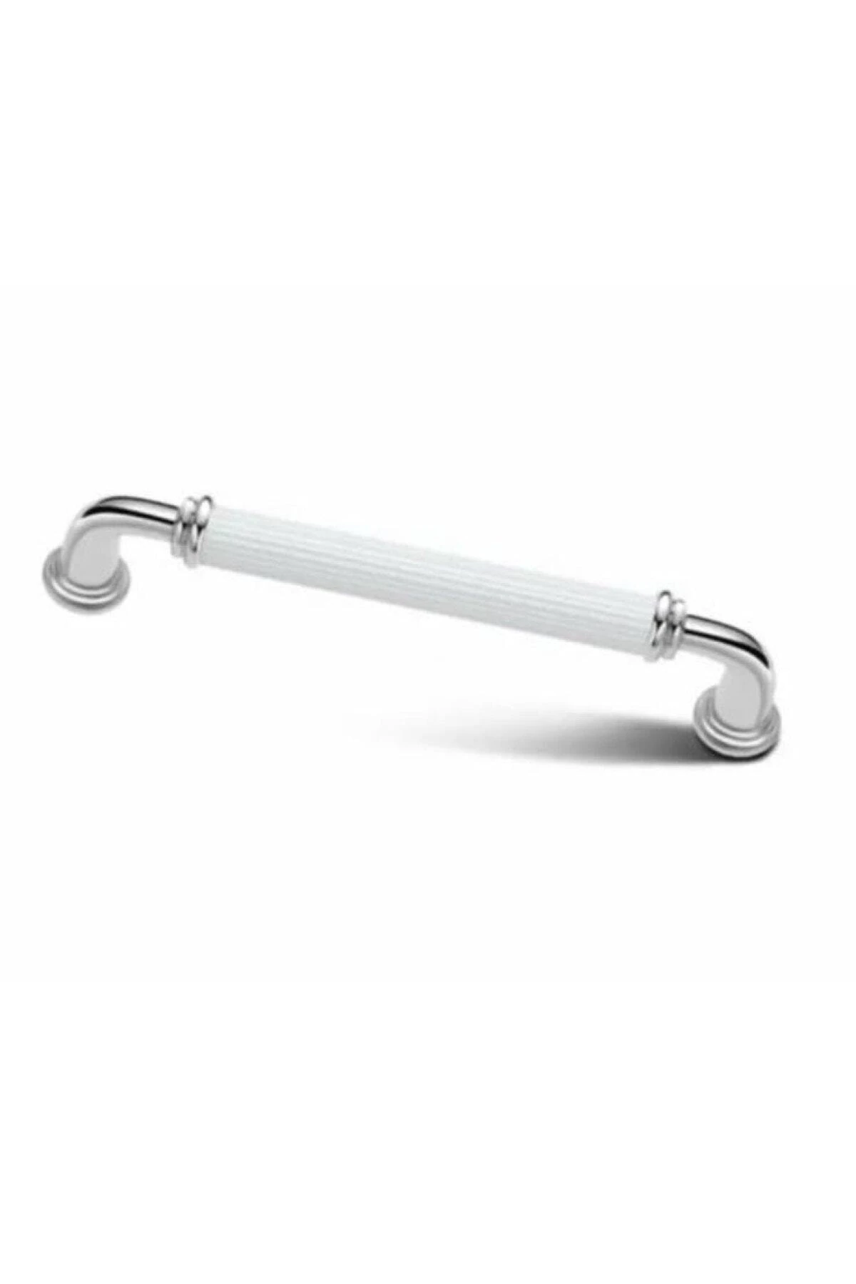 Alüminyum Metal Kulp. Yakut 96mm(9,6CM)-beyaz-krom-dolap Çekmece Mobilya Mutfak Kulbu-stk1747
