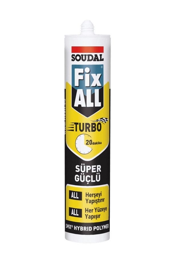 Fix All Turbo Ultra Hızlı Süper Güçlü Yapıştırıcı 290 ml Beyaz