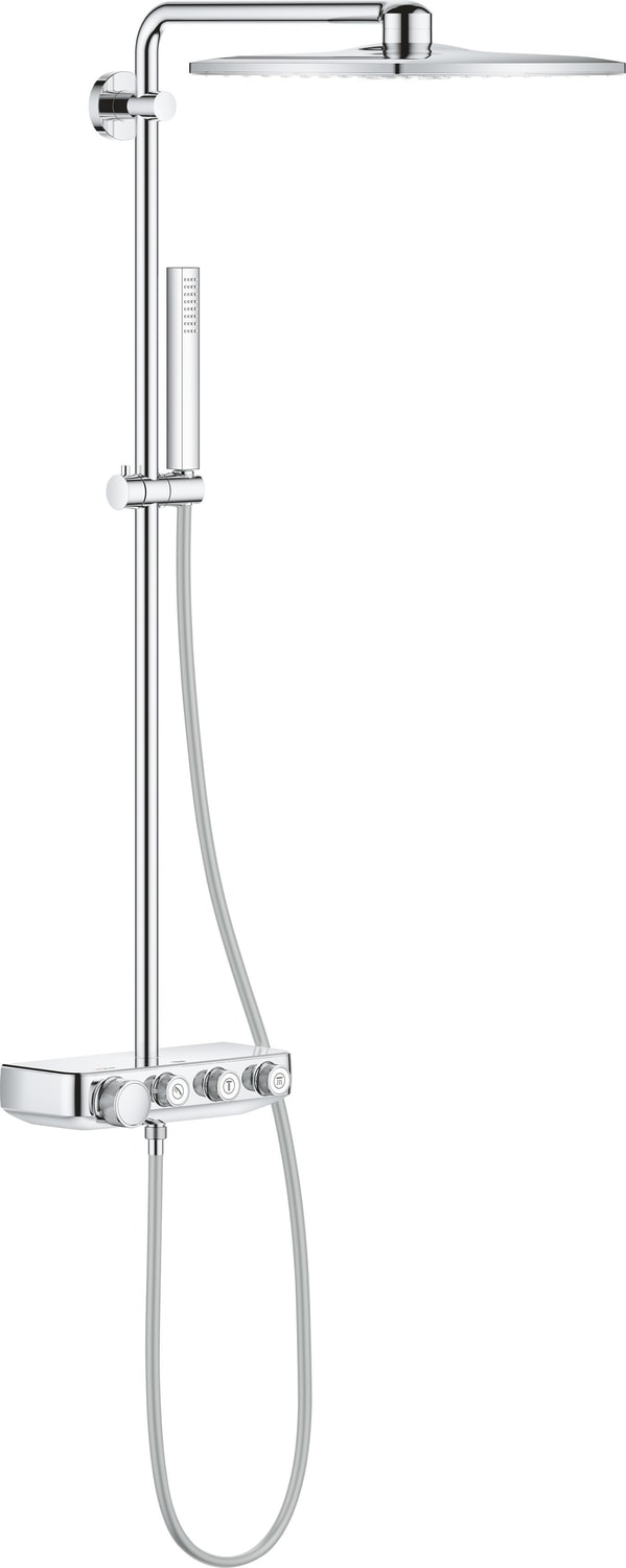 Euphoria Smartcontrol System 310 Cube Duo Duvara Monte Termostatik Bataryalı Duş Sistemi 26508000