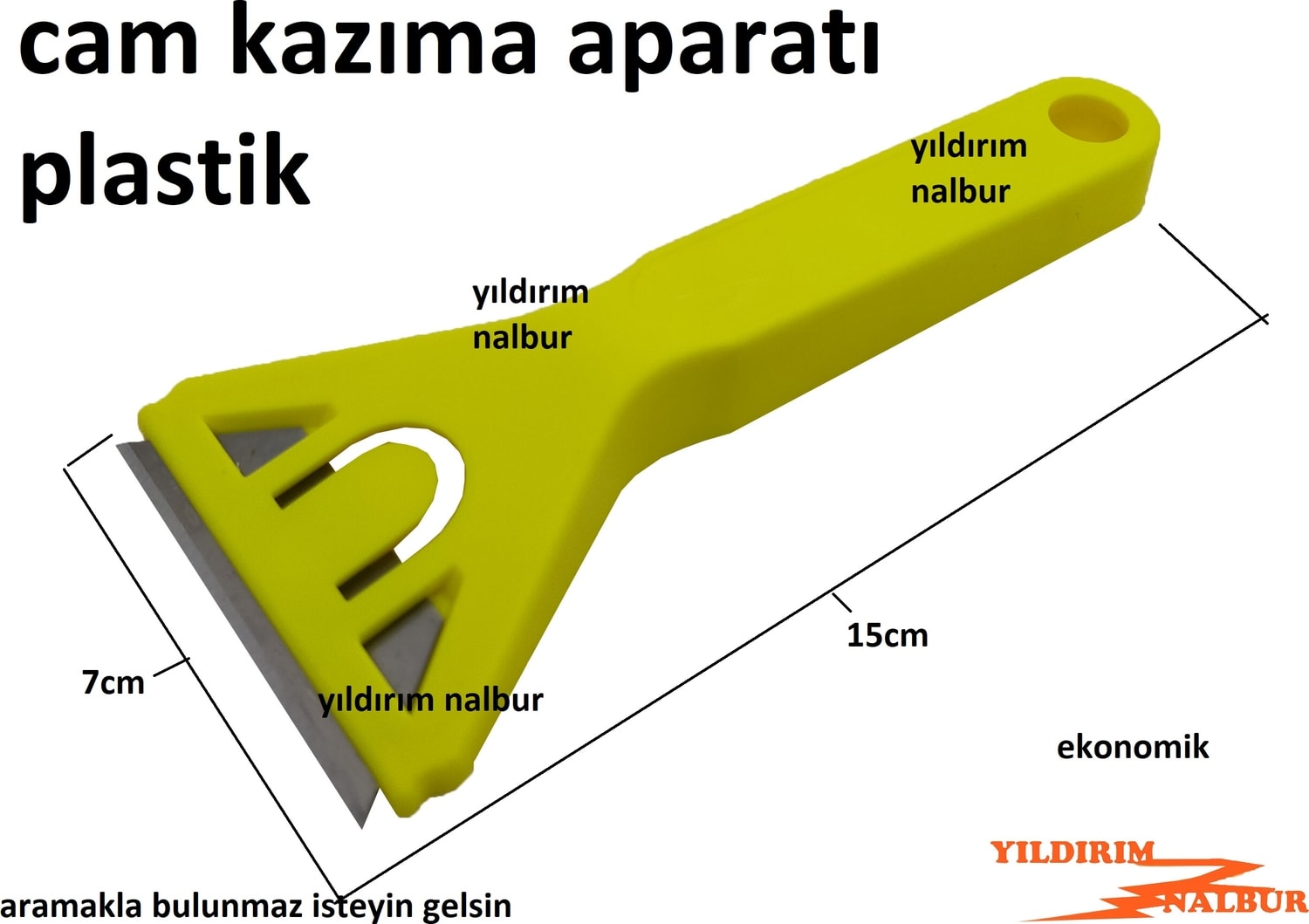 2 Adet Cam Kazıma Aparatı Plastik Cam Kazıma Ekonomik Seri Jiletli Aparat