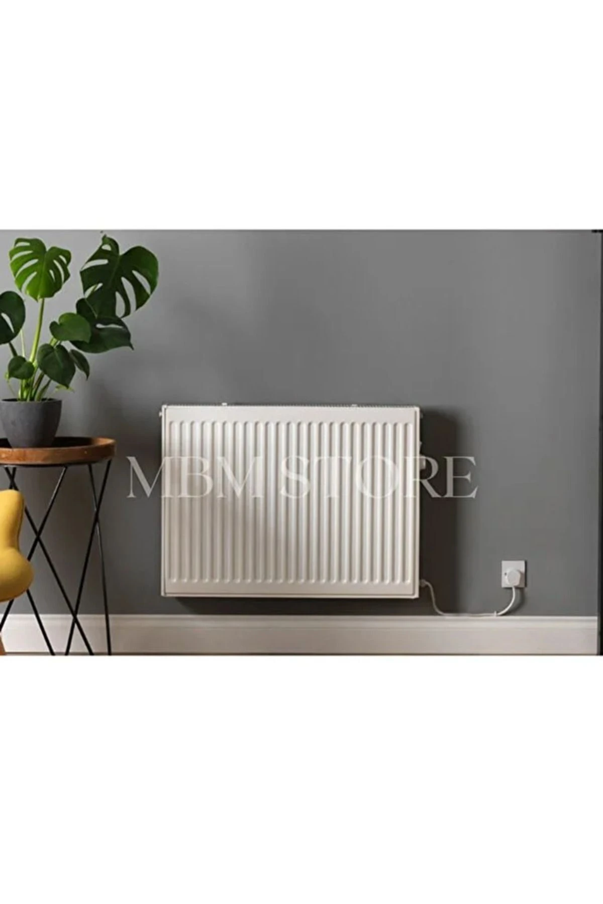 Elektrikli Radyatör Kalorifer / Yağlı Petek Isıtıcı Soba D6080 60cmx80cm 1400 Watt Çift Rezistanslı