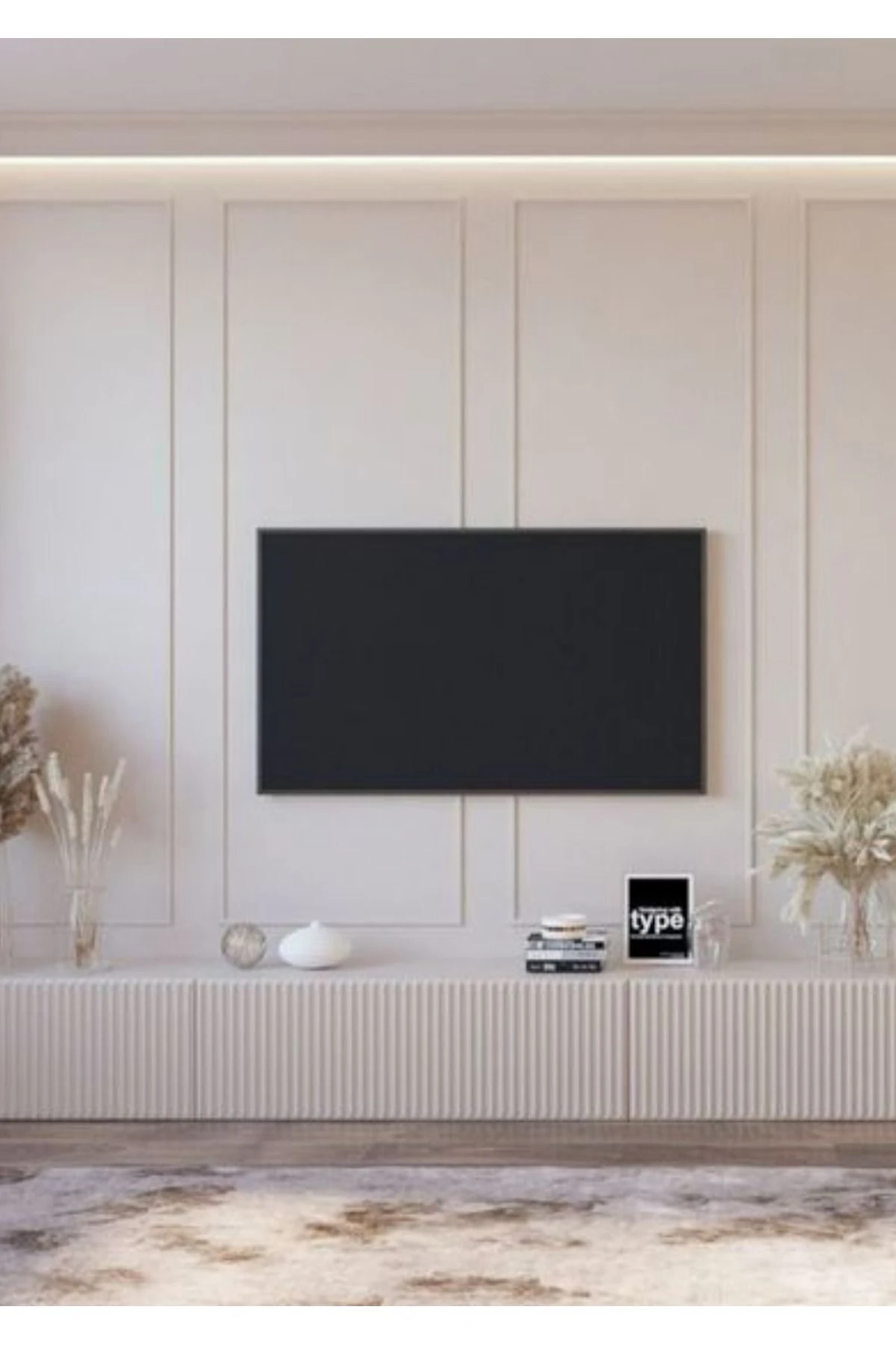 2,5 cm boyanabilir Duvar Çıtası duvar paneli kolay kurulum