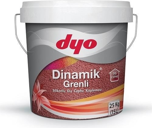 Dinamik Grenli Silikonlu Dış Cephe Kaplaması 25 kg Beyaz
