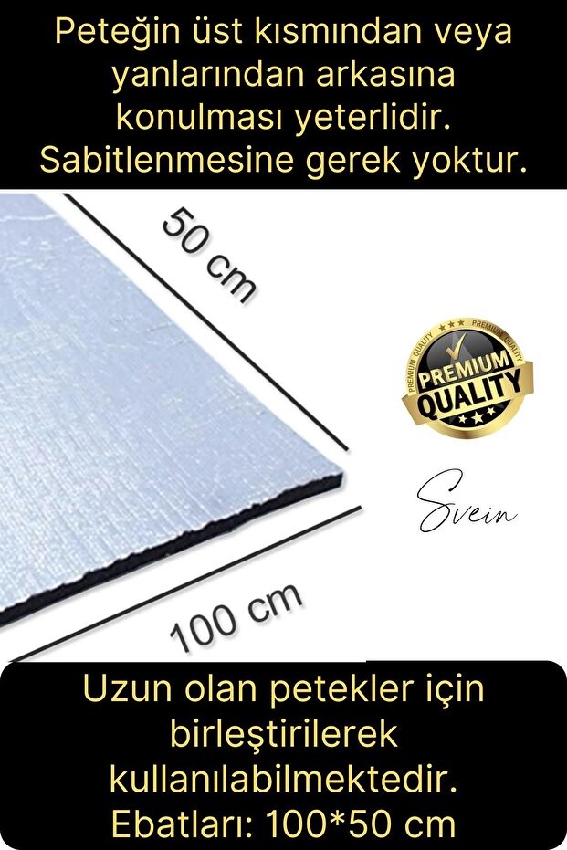 3 Adet Petek Arkası 1 Cm Isı Yalıtım Levhası Radyatör Izolasyon Kalorifer Ev Ofis Tasarruf Arkalığı