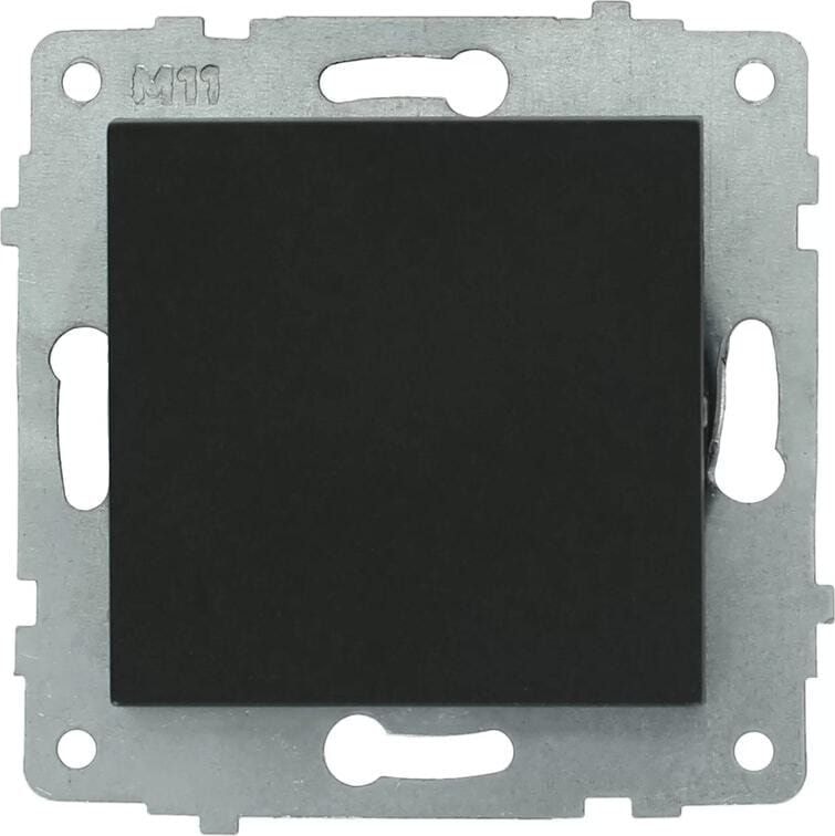 Grano Tekli Elektrik Anahtarı - Dayanıklı Siyah Plastik Çerçeve ile Kolay Montaj