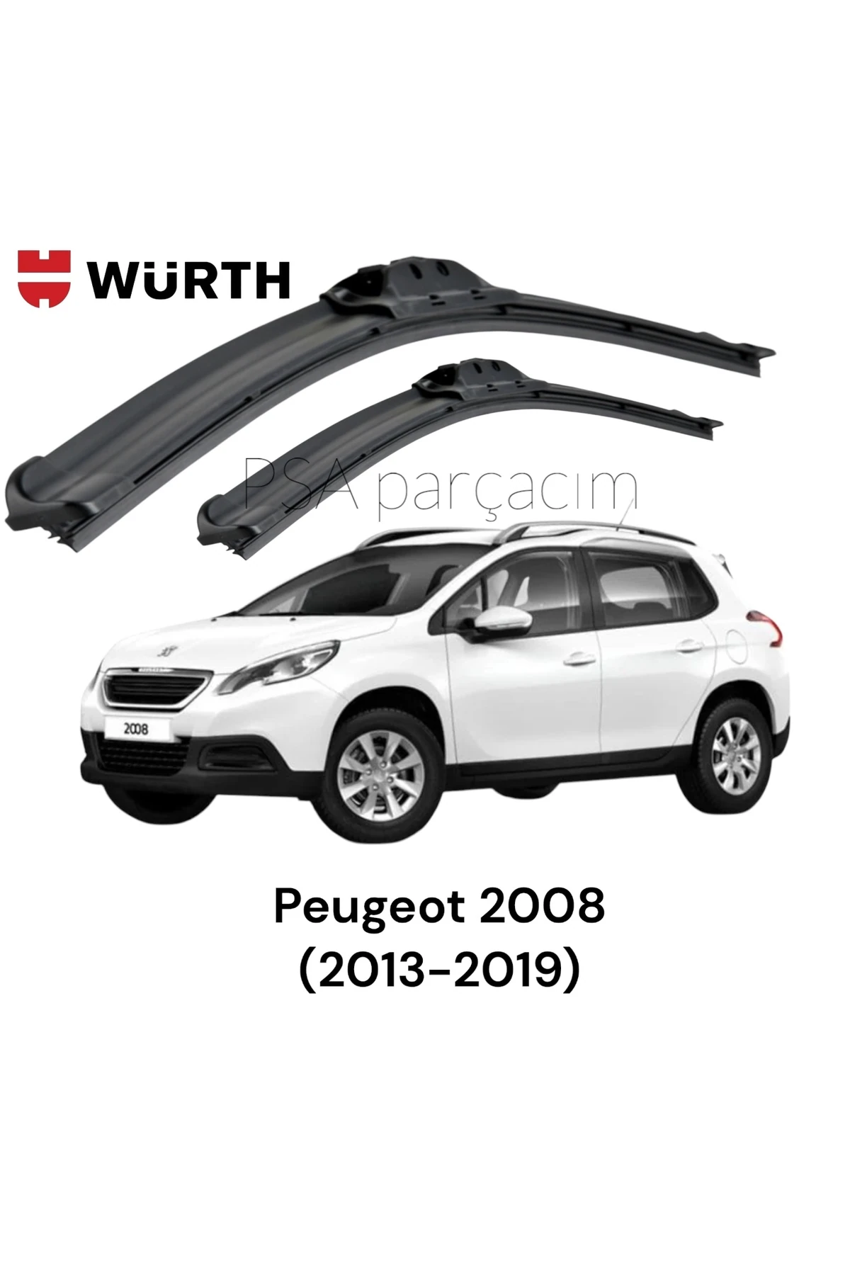 Peugeot 2008 Muz Silecek Takımı (2013-2019) 2'li
