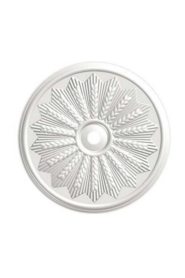 Buğday 48cm Kartonpiyer Stropiyer Tavan Lamba Göbeği